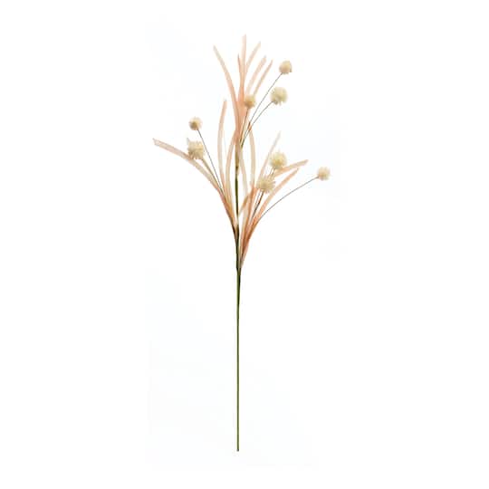 Cream & Pink Foxtail & Pod Spray, 12ct.